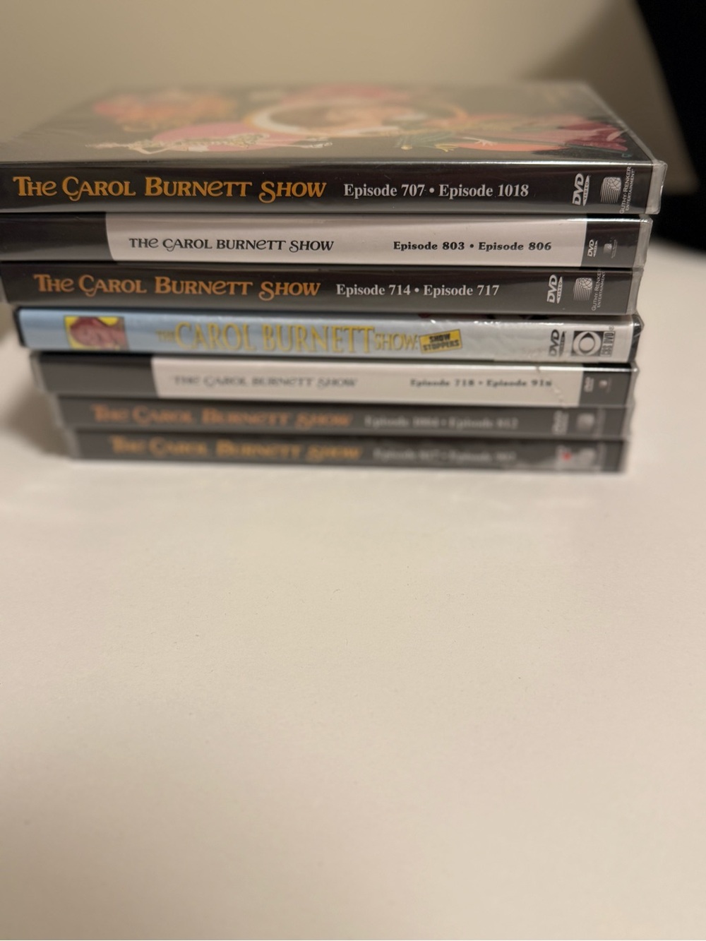 Bundle of 7 Carol Burnet Show Collectors Edition DVD’s Brand New and Sealed